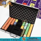 SGS 760 Yards Texas Hold’Em  Aluminum Alloy Chip Case With Lock Clay