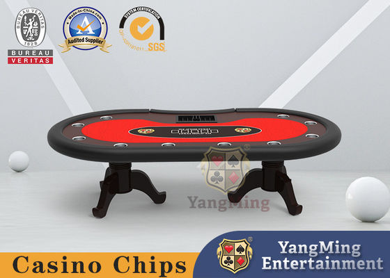 Buy Thickened Sponge Tiger Leg Casino Poker Table For Texas Clubhouse Club online manufacture