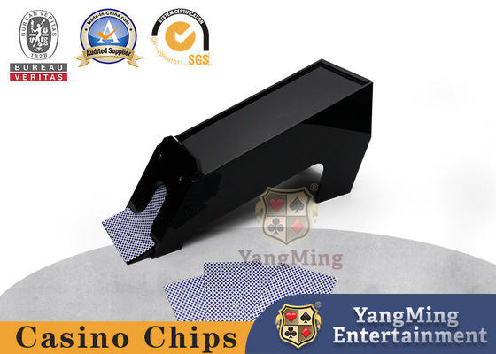 Buy Acrylic Black Baccarat Poker Dealing Machine Casino Customized 8 Pairs of Dealing Boots online manufacture