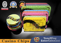45mm Acrylic  Bronzing Collectible Casino Chips For Cash Club