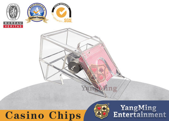 Buy Fully Transparent Acrylic 2 Sets Poker Table Shuffler Card Deck Shoe online manufacture