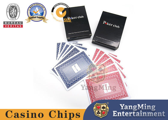 Buy PVC Plastic Large Print 280gsm Black Box Poker Playing Card For Texas Poker Game online manufacture