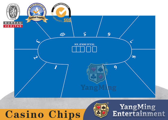 Buy Entertainment Waterproof Casino Table Layout Logo Imprintable online manufacture