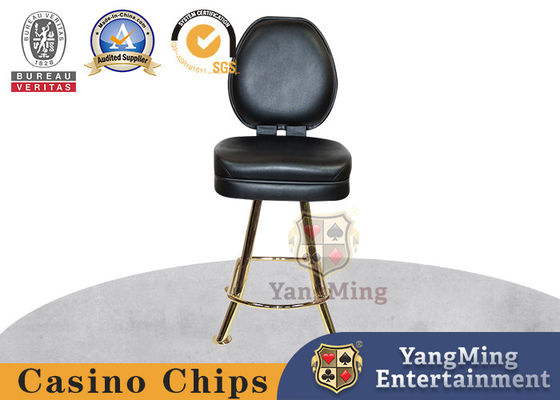 Titanium Yellow Stainless Steel Blackjack Casino Gaming Chairs