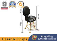 Titanium Yellow Stainless Steel Blackjack Casino Gaming Chairs