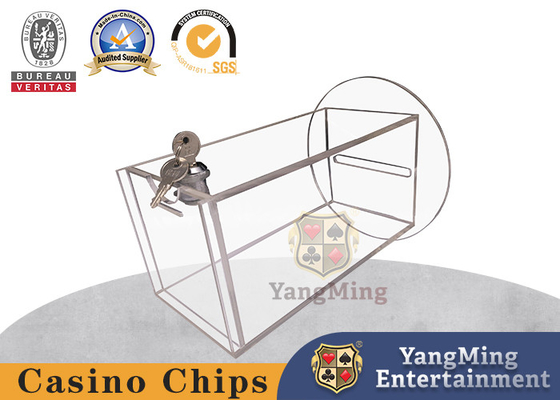 Buy Round Bottom Gaming Table Dedicated Poker Card Scrap Box online manufacture