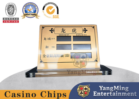 Buy Acrylic Silk Screen Baccarat Poker Table Betting Table Display Card online manufacture