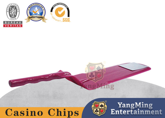 Buy Baccarat Roulette Table Game Countertop Rose Red Acrylic Card Shovel Accessories online manufacture