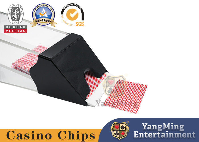 คุณภาพ 8 คู่หนาอะคริลิกโต๊ะพนันรองเท้าตัวแทนจำหน่ายโป๊กเกอร์ 3 สีสำหรับ Baccarat Texas Club โรงงาน