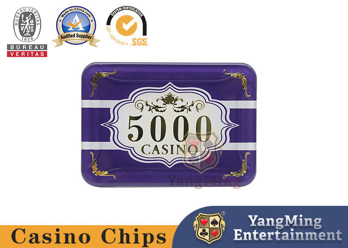 الجودة ماكاو ثلاث طبقات كريستال أكريليك كازينو البوكر تشيب مجموعة 760 قطعة الذهب ختم الأشعة فوق البنفسجية مصنع