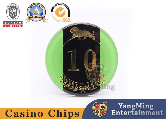 Qualità identificazione acrilica di Chip Set Crystal Plastic della mazza del casinò della Tabella RFID del baccarat 800pcs personalizzabile fabbrica