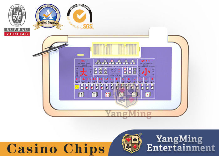 Qualità Tabella classica tradizionale del poker del casinò del tesoro dei dadi di dimensione che gioca gioco del poker su misura professionale fabbrica