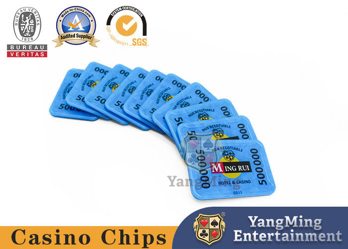 Kualitas RFID Poker Akrilik Casino Chip Personalisasi Baccarat Game Meja pabrik