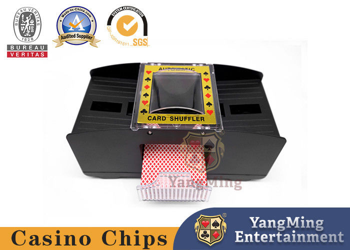 Jakość 5 # Bateria Pojedynczy plastikowy tasownik kart do gier stołowych w kasynie Karty do gry w pokera fabryka