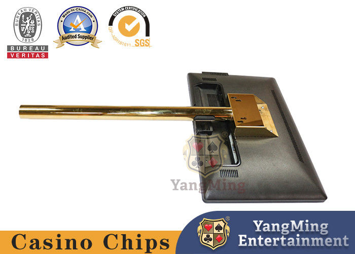 Quality Newly Designed Gold Monitor Bracket Set For Poker Casino Table And Tabletop Games factory