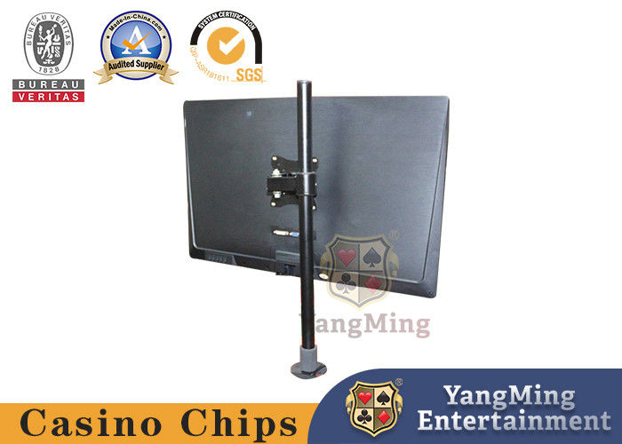 Quality Black Adjustable Rotating Display Bracket Set For Playing Cards Poker Games Casino Table factory