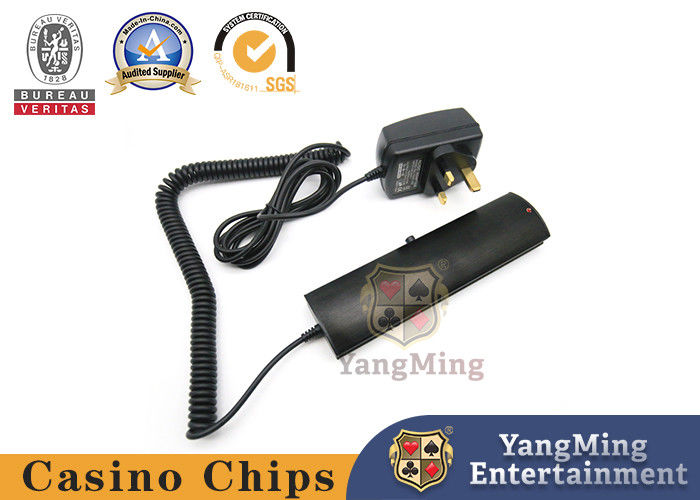 Kalite Hepsi Black Metal Portable UV Purple Light Poker Casino Chip Coin Doğrulayıcı fabrika