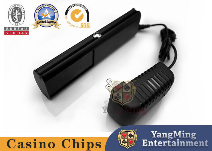 Kualitas Pengisian Nirkabel Ungu Kode UV Verifier Kustomisasi Chip Tabel Poker pabrik