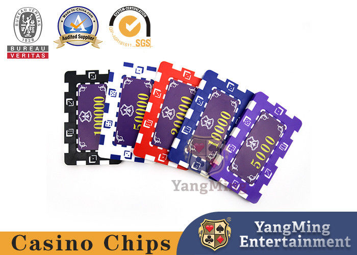 Qualité jeu en plastique Chip Set de Chip Texas Baccarat Poker Table Top de noyau de fer 11.5g usine
