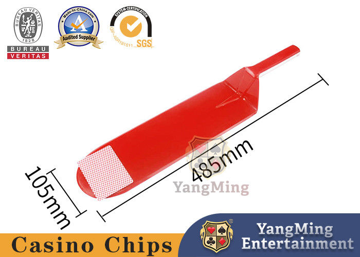 Qualità Tavola regalo di carte da poker acriliche rosse Baccarat Tavola da poker Tavola di gioco Tavola di trasferimento di carte fabbrica