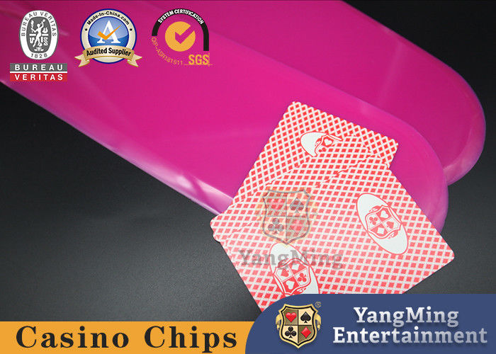 Jakość Rose Red Poker Card Gift Board Baccarat Poker Game Acrylic Gift Board fabryka