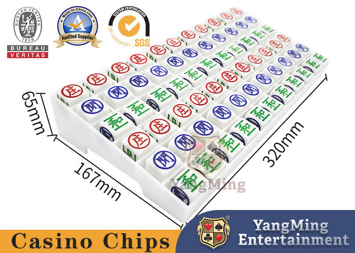 Qualità Accessori per giochi da casinò bianchi ABS Baccarat di plastica Dragon Tiger Digital Dew Ball scolpito Poker Table Top Game Beads fabbrica