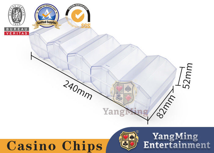 Qualität ABS Diamant 45mm Poker Chip Box Frosted Plastik individuell 100 Stück Gehäuse Fabrik