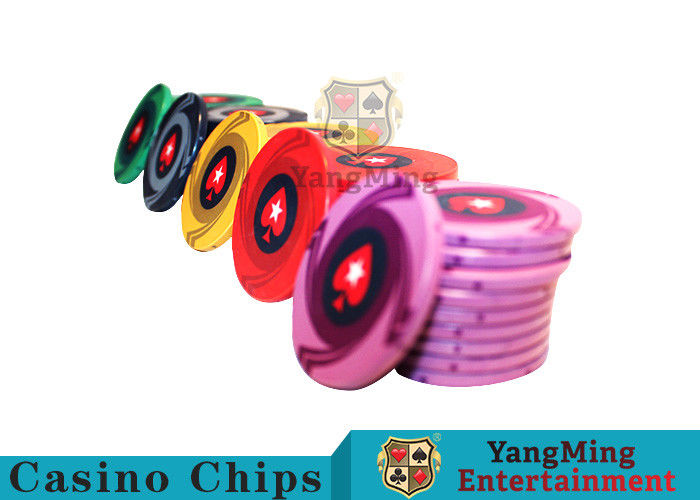 Qualità I chip di mazza ceramici del casinò, la mazza Chips And Cards With Dynamic struttura la progettazione fabbrica