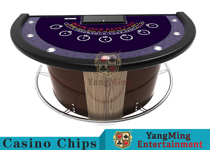 Qualité Amortisseur d'acier inoxydable à moitié autour de table de tisonnier pour le jeu de jeu de nerf de boeuf usine