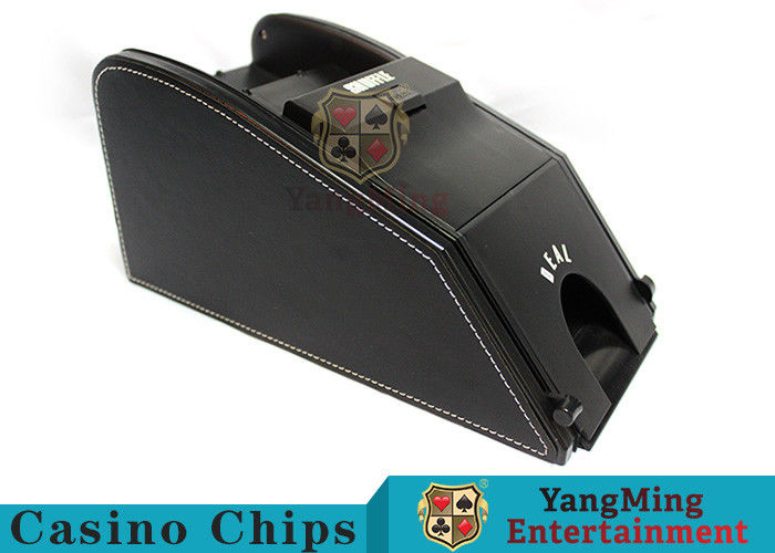 Qualidade O Shuffler preto automático inteligente dos cartões do negociante de Jack Shoes For Baccarat Gambling envia cartões fábrica