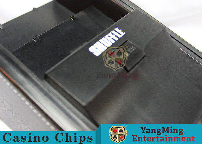 คุณภาพ อัจฉริยะอัตโนมัติแจ็คสีดำรองเท้าสำหรับการพนันไพ่บาคาร่าตัวแทนจำหน่ายบัตร Shuffler ส่งบัตร โรงงาน