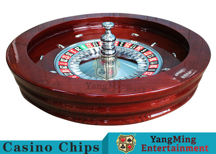 Casino Gambling Table Solid Wood 80CM Roulette Wheel Board With SGS Certification
