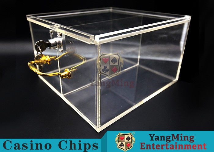 Quality High Capacity Casino Game Accessories Two Grids For Carrier Casino Poker Chip Set factory