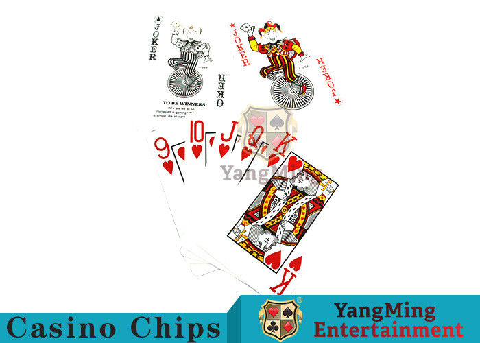 Special Design Custom Plastic Playing Cards For Casino Games Dedicated