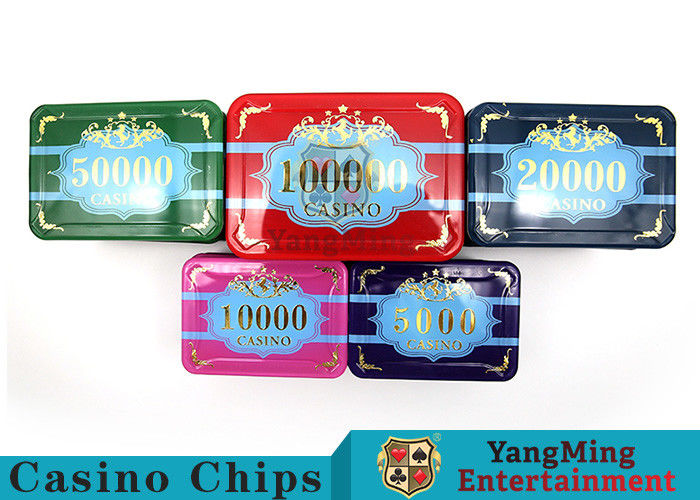 Quality Custom Acrylic Casino Poker Chip Set , New Style Poker Set With Numbered Chips factory