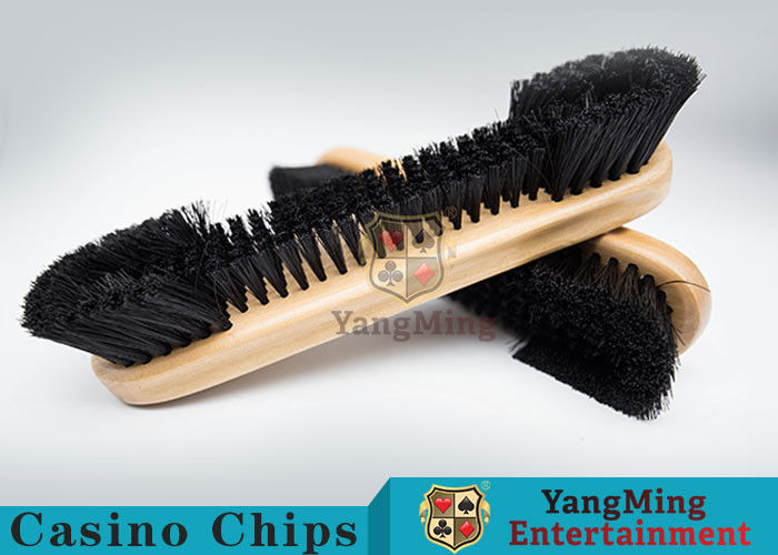 Casino Table Maple Wood Brush Dedicated Table Layout Cleaning Brush For Casino Gambling Poker Games