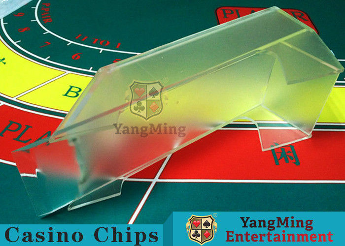 کیفیت کارت پوکر بازی 8 عرشه کارت بازی کفش Shuffler Shuffler Frosted Shuffler Card ضخیم با ضخامت بالا - تراکم Plexiglass فروشگاه کارت کفش کارخانه