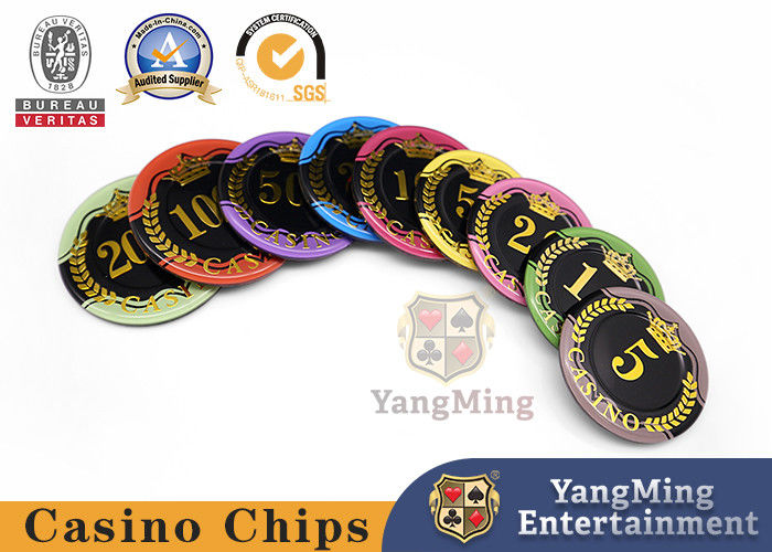 Chất lượng Thiết kế chip chống giả mạo acrylic dán nóng thẻ chơi baccarat casino nhà máy