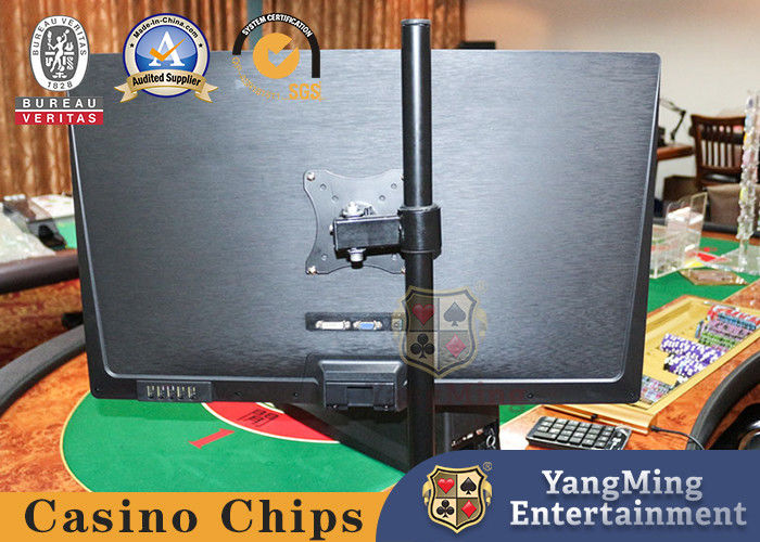 Quality Black Adjustable Swivel Display Stand Set for Playing Cards Poker Game Casino Table factory
