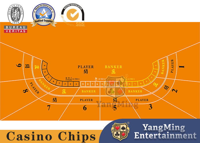 Qualità Tappo impermeabile per il Poker Club, personalizzato per il Baccarat 9 giocatori, tappo per il gioco di poker fabbrica