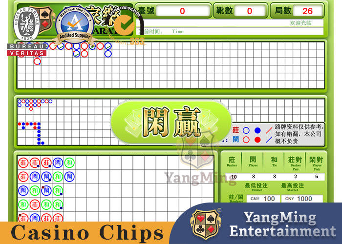 Calidad Sistema de orden de juego de Baccarat en línea Máquina de juego de casino Baccarat fábrica