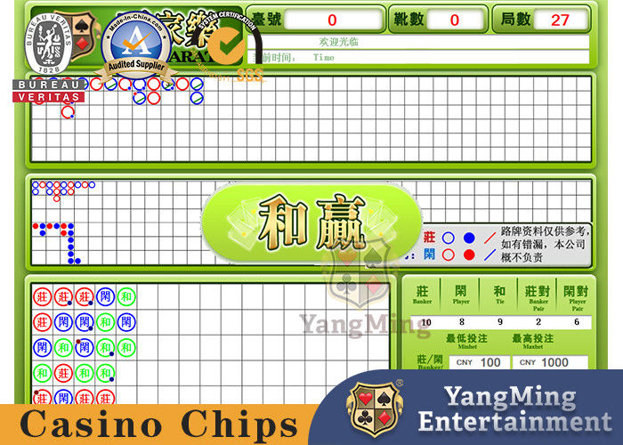 Qualità Sistema di ordinazione dei giochi di casinò macchina da gioco di casinò Baccarat Display fabbrica