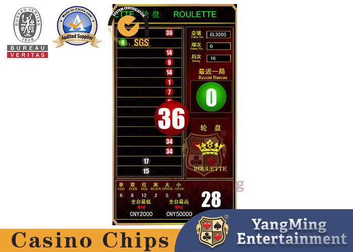 Qualità Mazza di gioco Chips Games di Dragon Tiger Roulette Display Screen Of del baccarat della macchina del casinò fabbrica