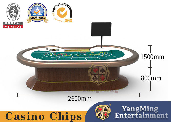 Kualitas Desain yang Ditingkatkan dari Permainan Kartu Poker Baccarat Poker Oval Casino Dragon Tiger pabrik