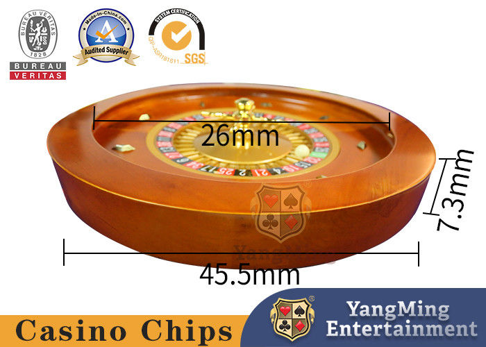 Jakość Krajowy 45cm Solid Wooden Manual Roulette Casino Poker Game Wooden Roulette fabryka