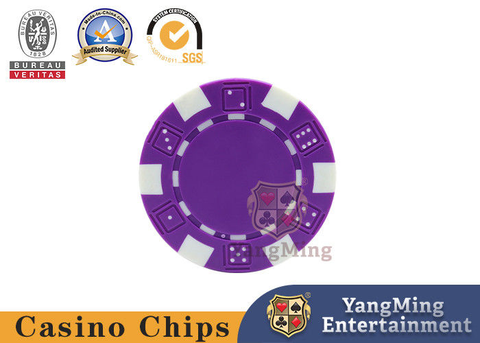 Qualità mazza anonima Chip Casino Table Games del baccarat di 11.5g Clay Dice Chip Texas Poker fabbrica
