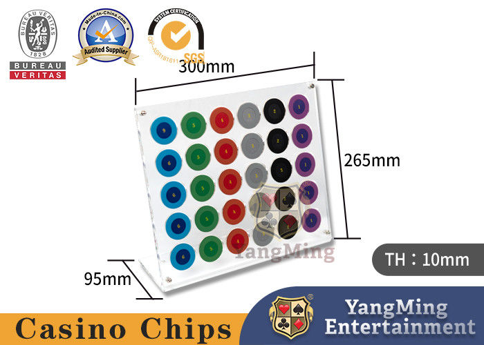 Qualità Nuovo tenitore di chip da 30 pezzi di poker di design rotondo Tenitore di chip da tavolo del casinò di Macao fabbrica