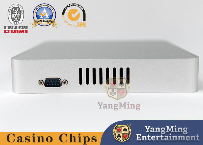 Jakość Srebro Mała konsola komputerowa Pokerowy stolik Kasyno Akcesoria Baccarat System gier gospodarz fabryka