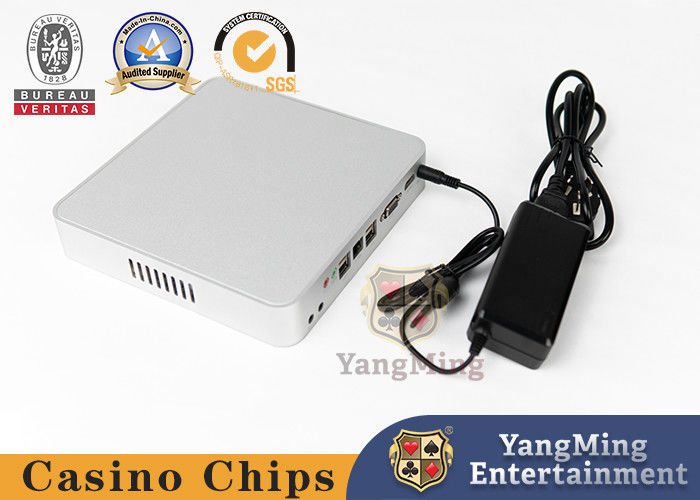 Jakość Srebro Mała konsola komputerowa Pokerowy stolik Kasyno Akcesoria Baccarat System gier gospodarz fabryka