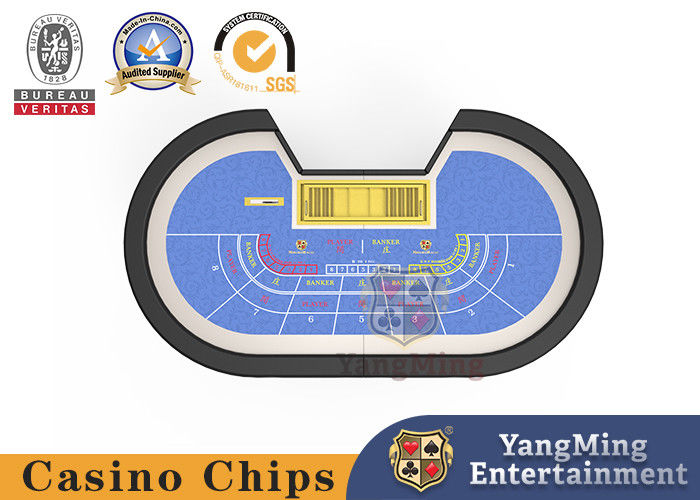 الجودة يمكن تخصيص طاولة القمار لطاولة البوكر القابلة للطي لـ 8 أشخاص على شكل H-Leg حديثًا مصنع